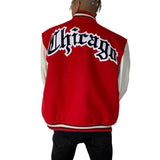 CHICAGO BULLS WOOL & LEATHER VARSITY JACKET - AR