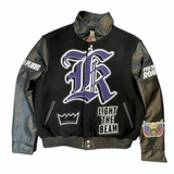 Sacramento Kings Wool & Leather Varsity Jacket