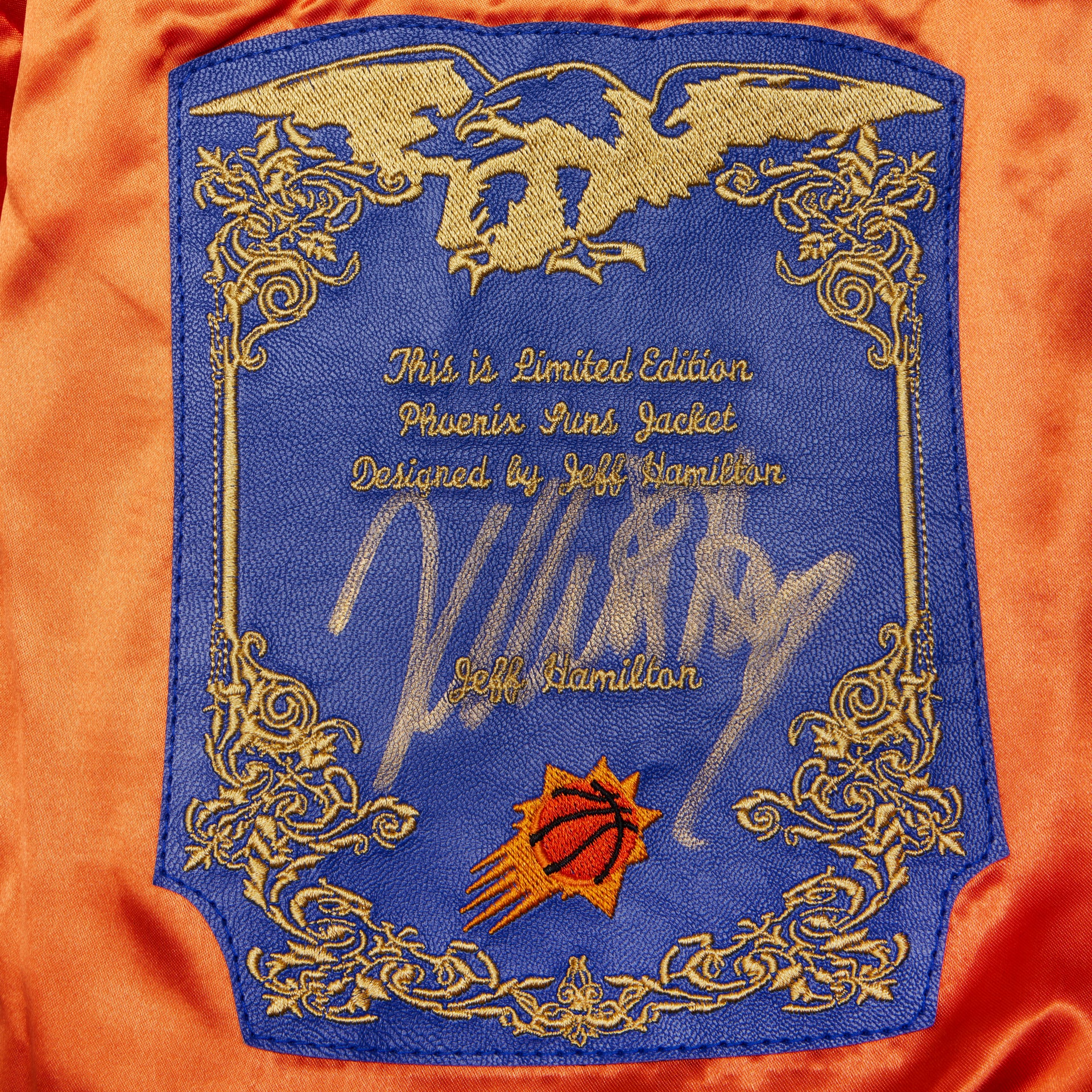 Maker of Jacket Fashion Jackets Phoenix Suns Pro Player NBA Basketball Leather
