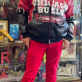 Chicago Bulls Skyline Vegan Leather Jacket