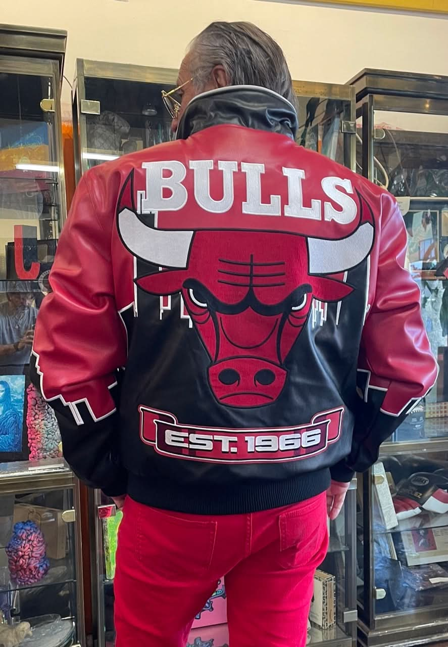 返品?交換対象商品】 Jeff Hamilton レザージャケット Bulls Chicago ...