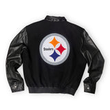 Pittsburgh Steelers Wool & Leather Varsity Jacket