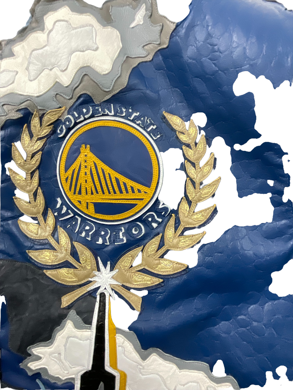 Golden state warriors leather jacket hot sale