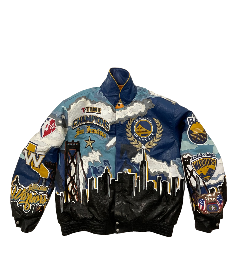 Golden State Warriors 7Th Championship Leather Jacket