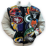 NFL Super Mega Patch Wool & Leather Multiple Colors