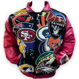 NFL Super Mega Patch Wool & Leather Multiple Colors