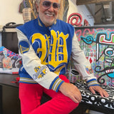 Golden State Warriors 7Th Championship Wool & Leather Jacket